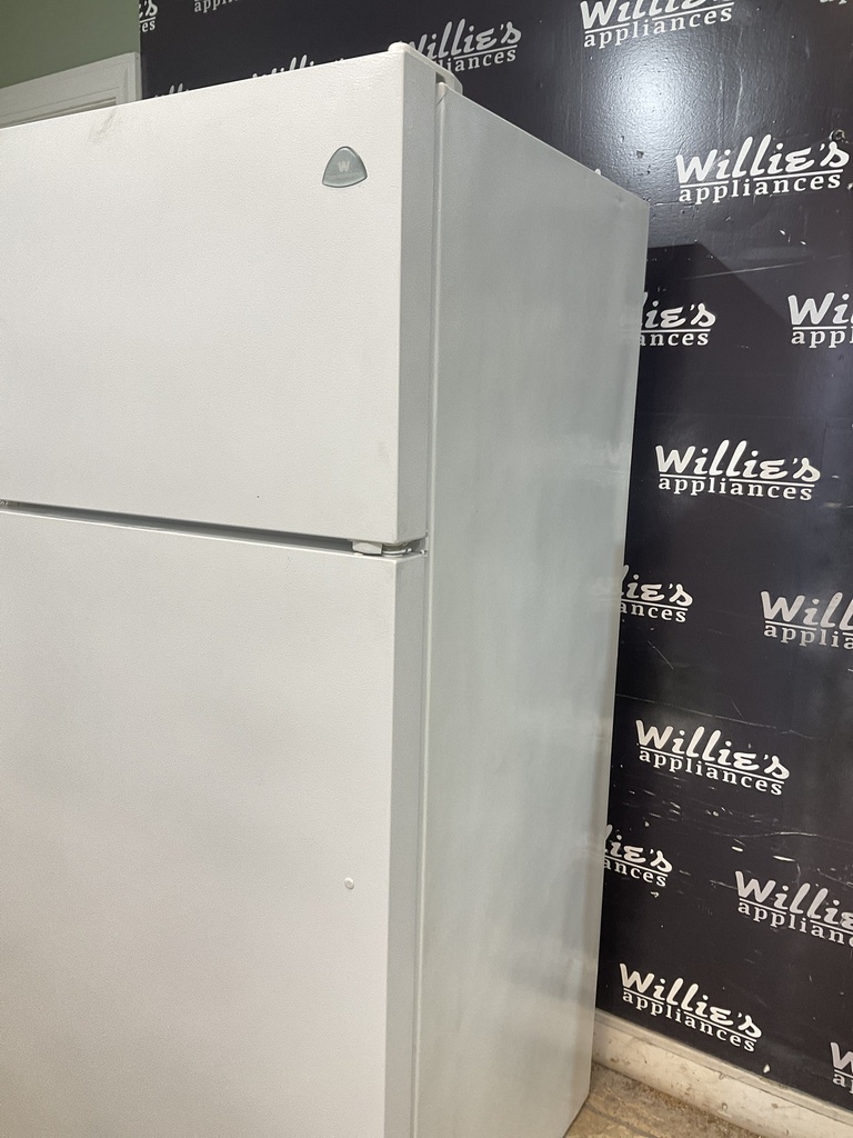 White Westinghouse Used Refrigerator Top and Bottom 30x66 (White) 