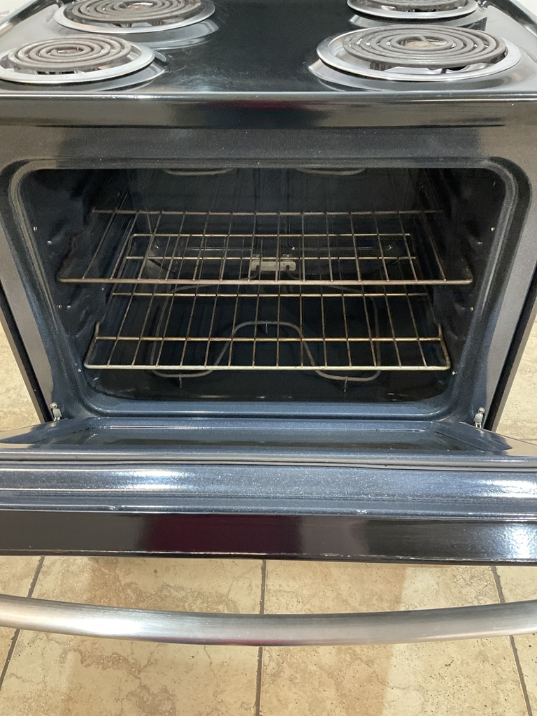 Ge Used Electric Stove 220volts (40/50 AMP) 30inches {4 prong} (Stainless steel) 
