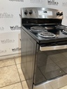 Ge Used Electric Stove 220volts (40/50 AMP) 30inches {4 prong} (Stainless steel) 