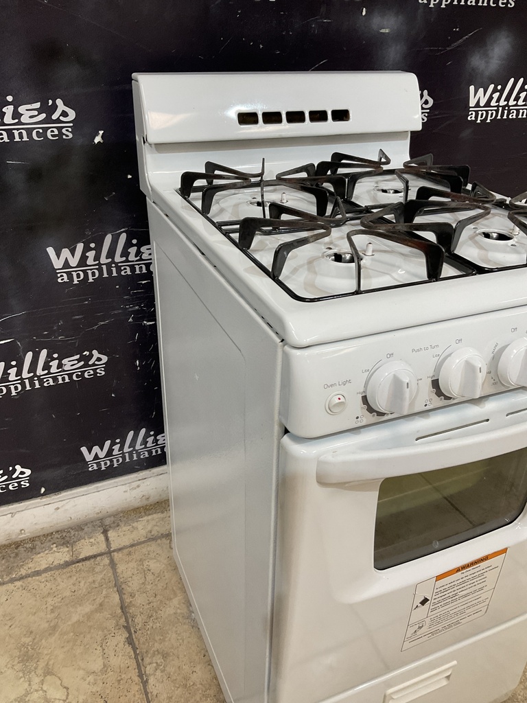 Amana Used Natural Gas Stove 20inches (White) 