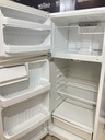 Ge Used Refrigerator Top and Bottom 28x67 1/2’ (White) 