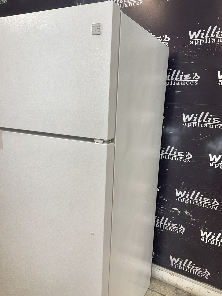 Kenmore Used Refrigerator Top and Bottom 30x65 1/2” (White) 