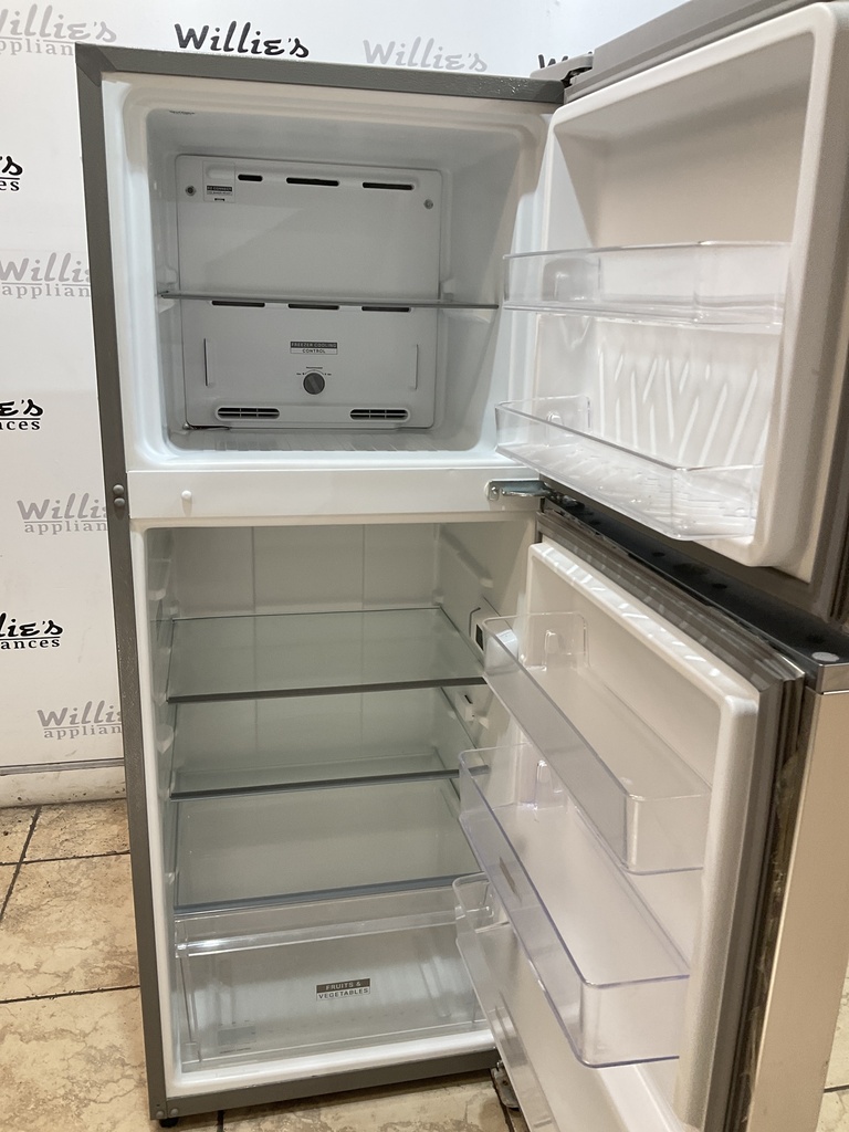 Whirlpool Used Refrigerator Top and Bottom 24x61 (Stainless Steel) 