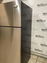 Frigidaire Used Refrigerator Top and Bottom 28 1/2” x 64 1/2” (Stainless Steel) 
