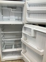 Ge Used Refrigerator Top and Bottom 28x64 1/2” (White) 