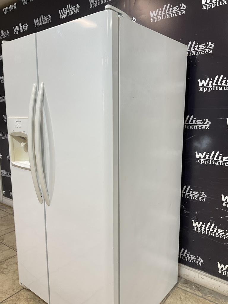Frigidaire Used Refrigerator Side by Side 36 1/2” x 69” (White)