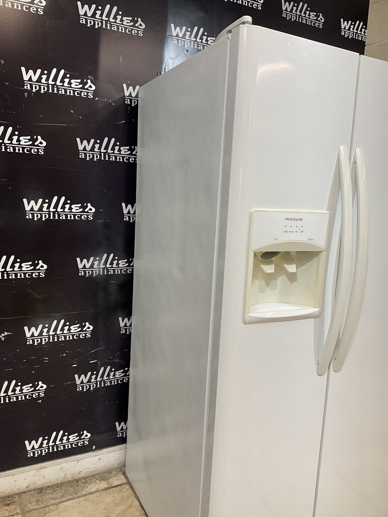 Frigidaire Used Refrigerator Side by Side 36 1/2” x 69” (White)