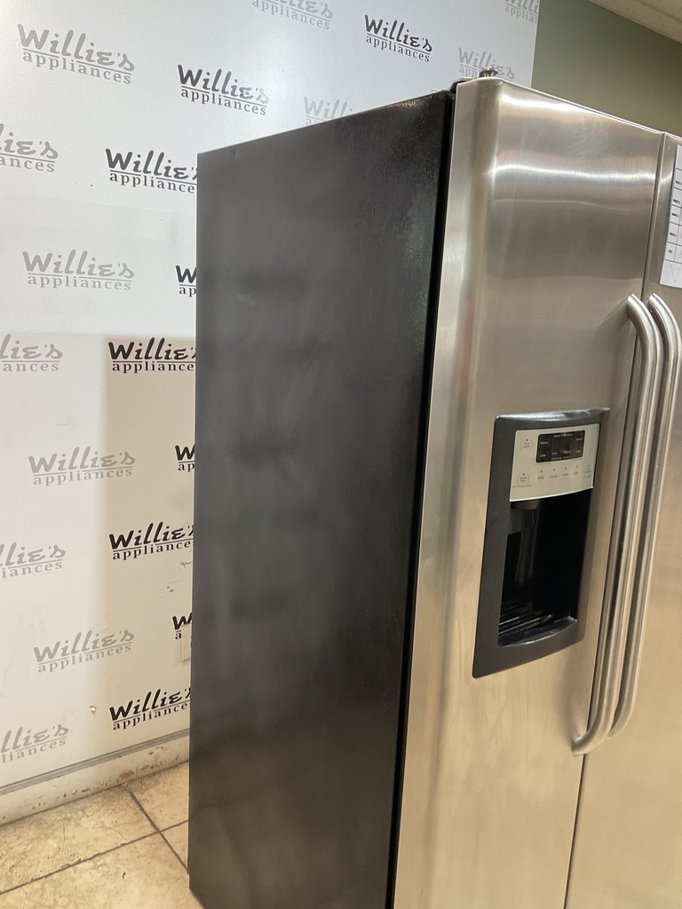 Ge Used Refrigerator Side by Side 36x69 1/2” (Stainless Steel) 
