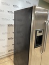 Ge Used Refrigerator Side by Side 36x69 1/2” (Stainless Steel) 