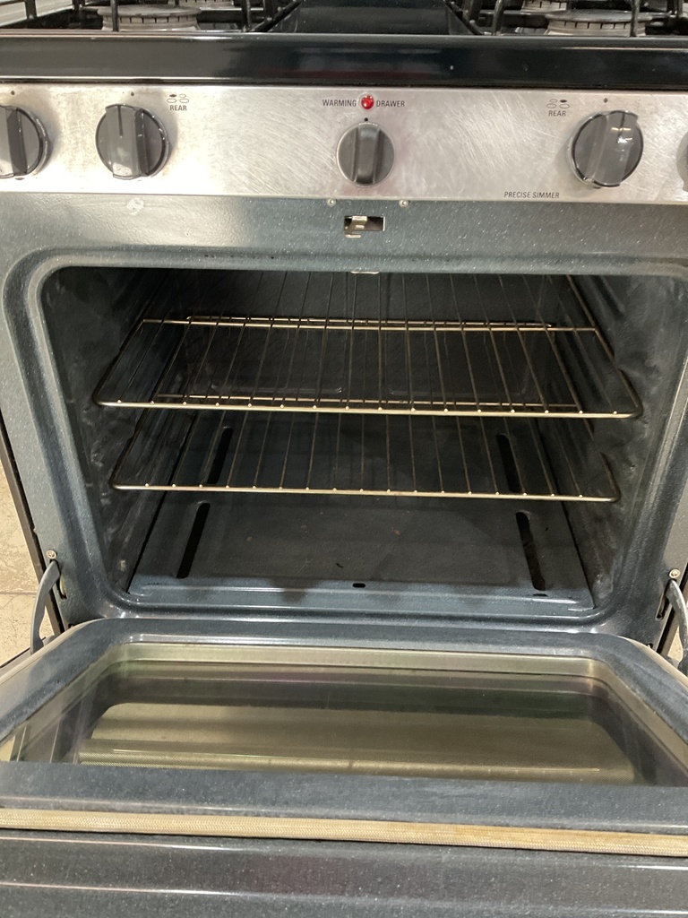 Ge Used Natural Gas Stove 30inches (Stainless Steel) 