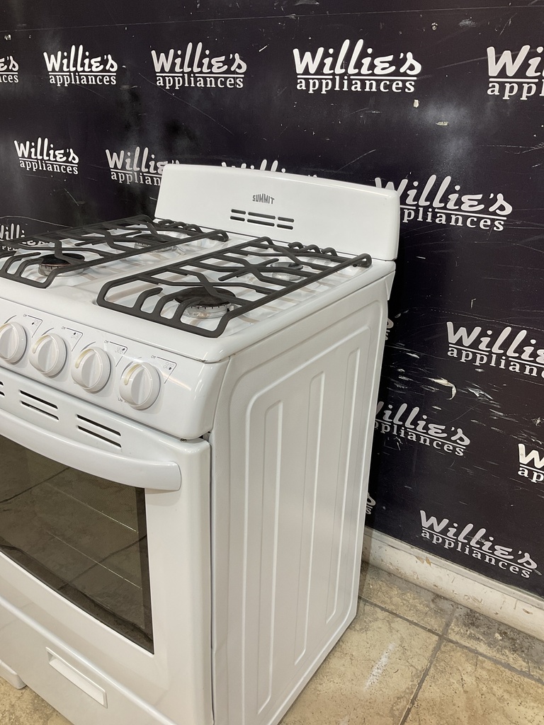 Summit Used Natural Gas Stove 23 1/2” (White)