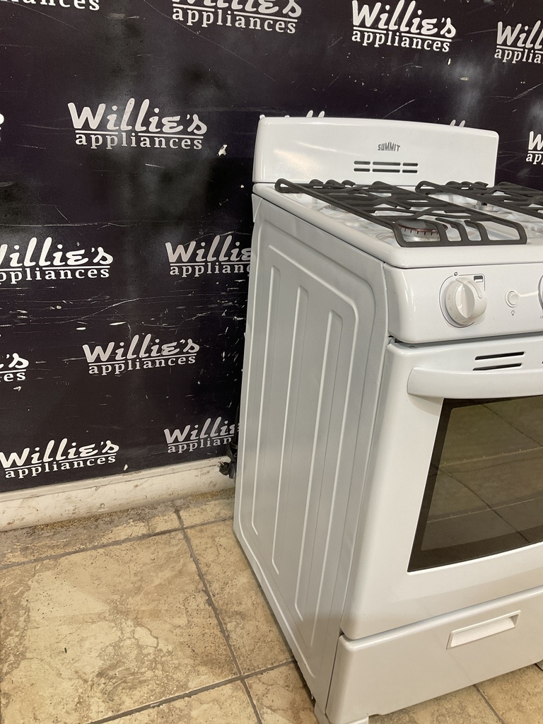 Summit Used Natural Gas Stove 23 1/2” (White)