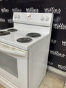 Frigidaire Used Electric Stove 220volts (40/50 AMP) 30inches {3 prong} (White) 