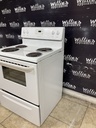Frigidaire Used Electric Stove 220volts (40/50 AMP) 30inches {no cord} (White) 