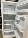 Ge Used Refrigerator Top and Bottom 28x67 (White) 