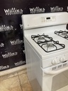 Ge Used Natural Gas Stove 30inches (White) 