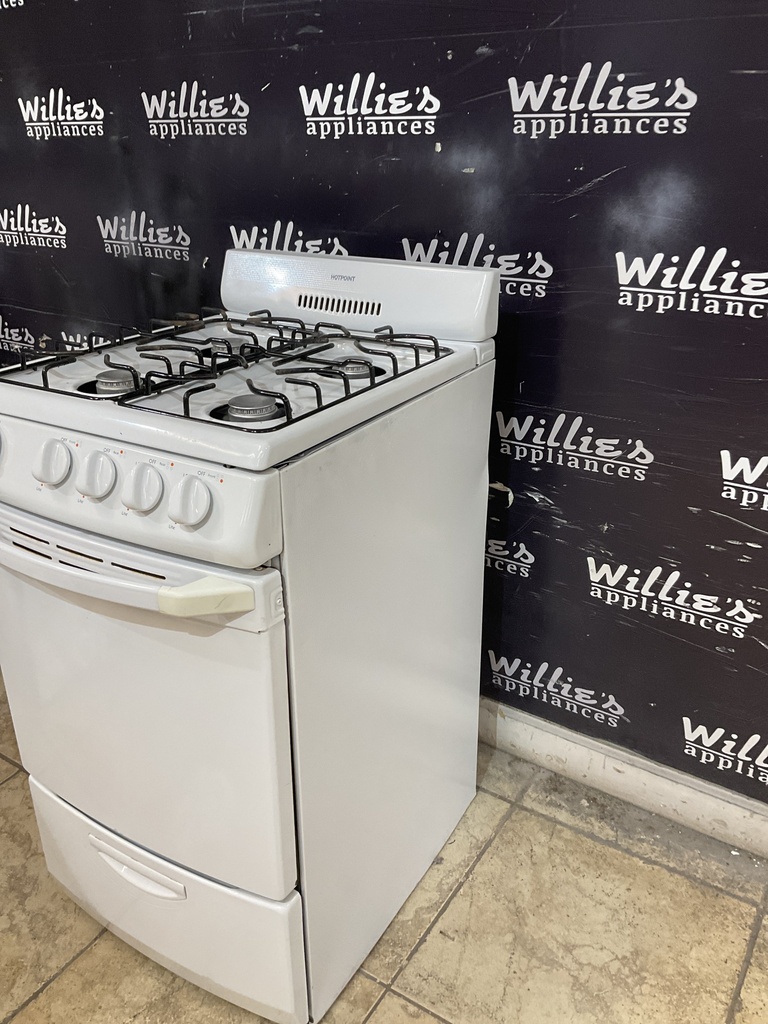 Hotpoint Used Natural Gas Stove 20inches (White) 