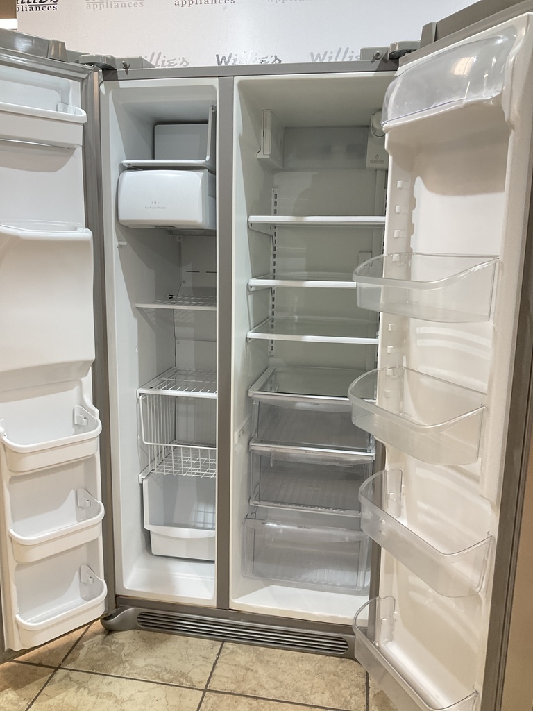 Frigidaire Used Refrigerator Side by Side 36x69 1/2” (Stainless Steel) 