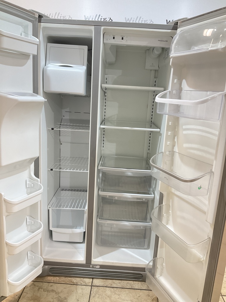 Frigidaire Used Refrigerator Side by Side 36 1/2” x 69” (Stainless Steel) 