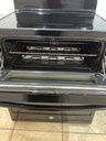 Ge Used Electric Stove Double Oven 220volts {40/50 AMP) 30inches {3 prong} (Black) 