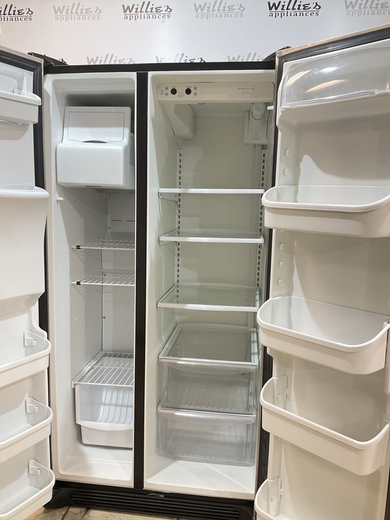 Frigidaire Used Refrigerator Side by Side 36 1/2” x 69” (Stainless Steel)