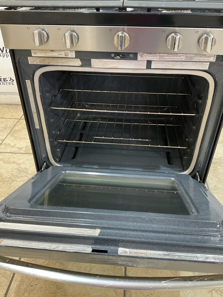 Whirlpool Used Natural Gas Stove 30inches (Stainless Steel) 