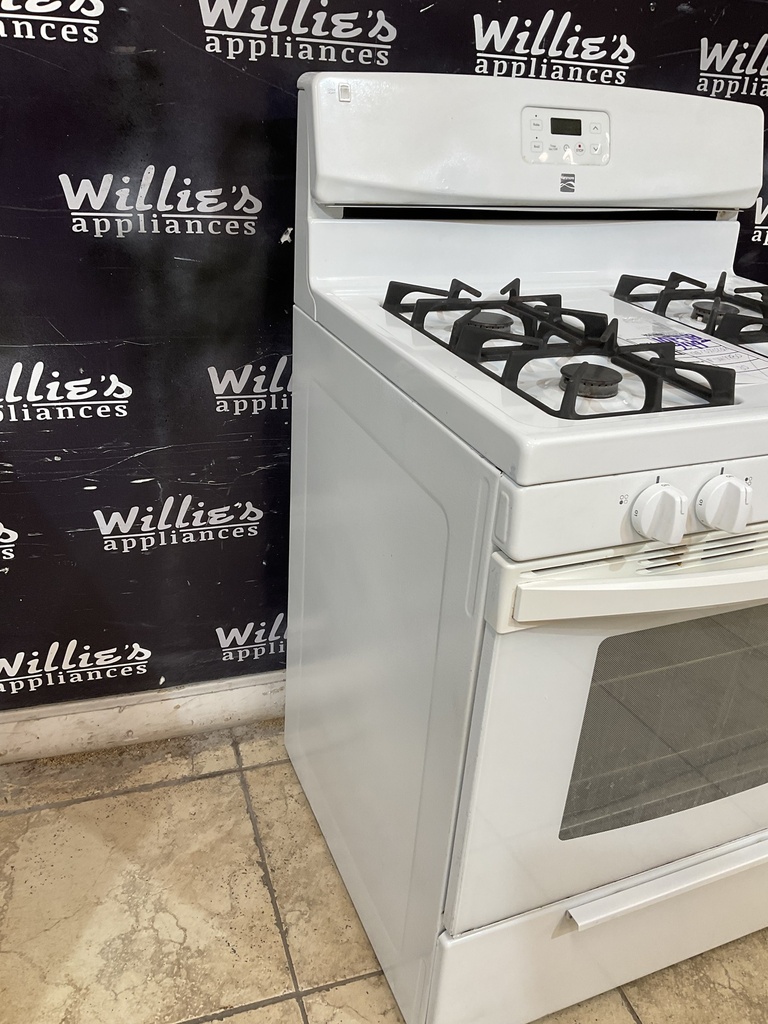 Kenmore Used Natural Gas Stove 30inches (White) 
