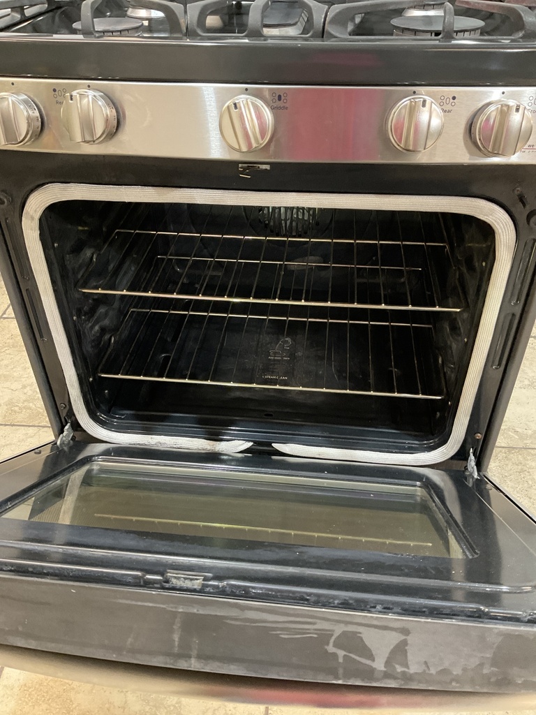 Ge Used Natural Gas Stove 30inches (Stainless Steel) 