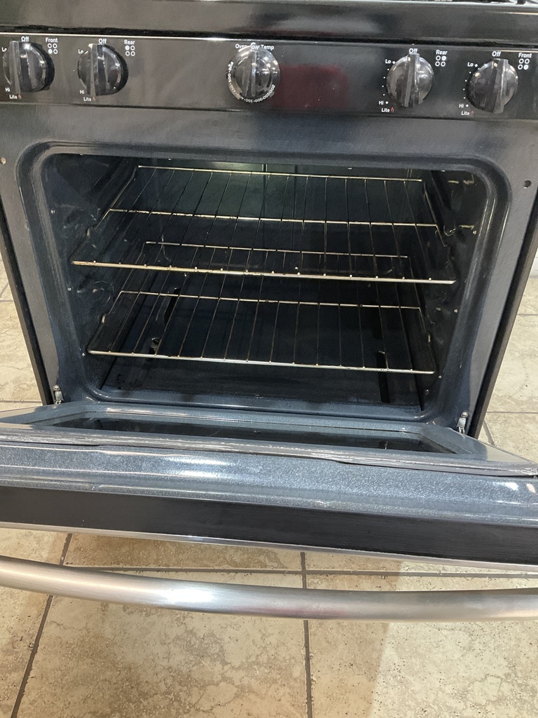 Ge Used Natural Gas Stove 30inches (Stainless Steel) 