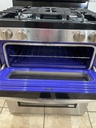 Lg Used Natural Gas Stove Double Oven 30inches (Stainless Steel) 
