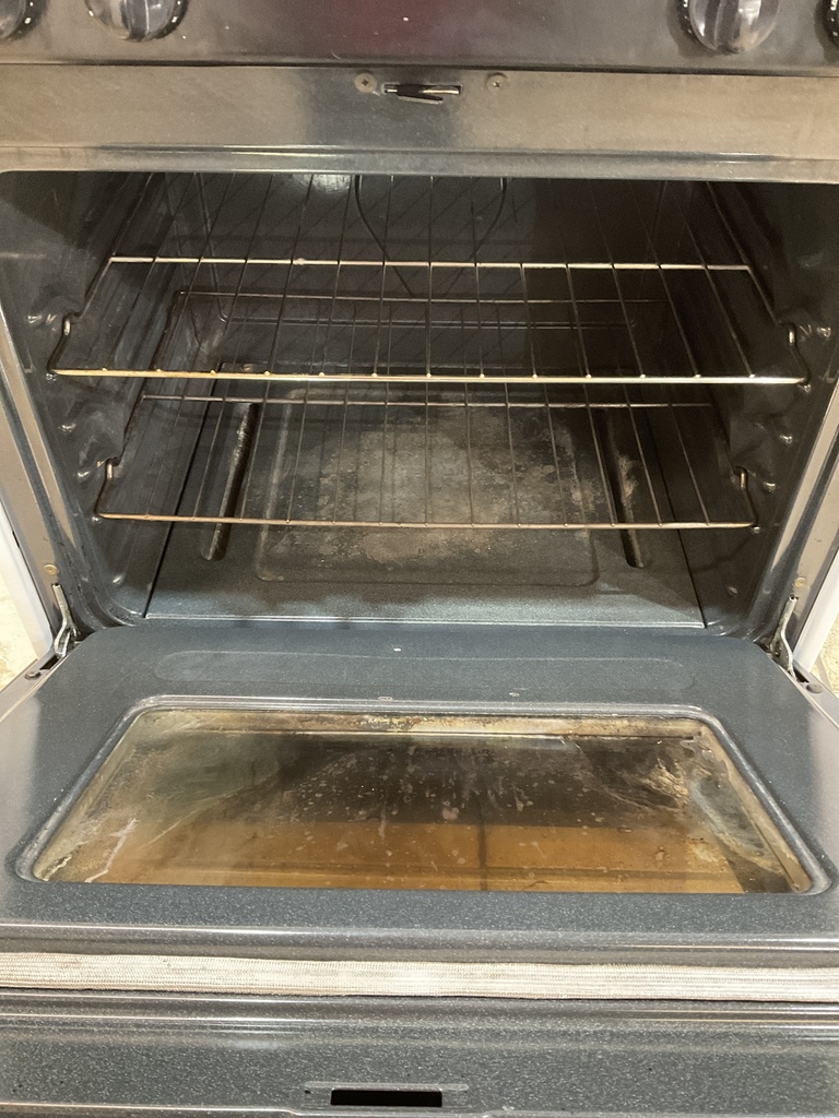 Kenmore Used Natural Gas Stove 30inches (White/Black) 