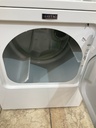 Maytag Used Electric Dryer 220volts (30 AMP) 29inches {3 prong} (White) 
