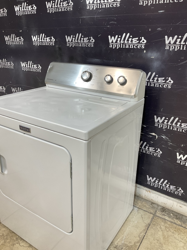 Maytag Used Electric Dryer 220volts (30 AMP) 29inches {3 prong} (White) 