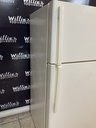 Ge Used Refrigerator Top and Bottom 28x61 (Bisque) 