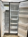 Ge Used Refrigerator Side by Side 36x70 (Black) 