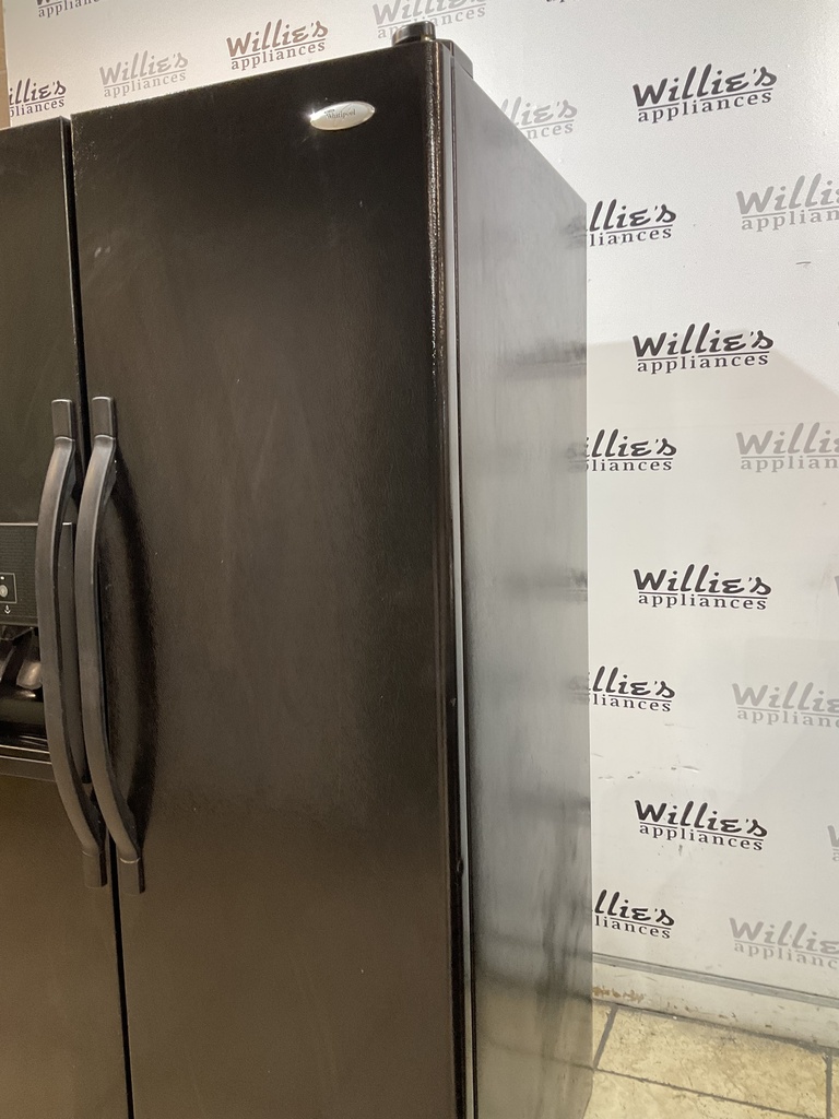 Whirlpool Used Refrigerator Side by Side 36x69 1/2” (White) 
