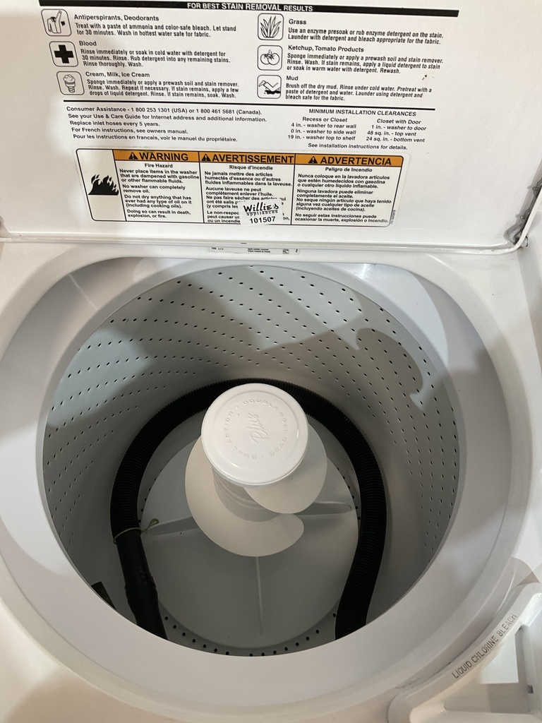 Whirlpool Used Washer Top-load 27inches (White) 