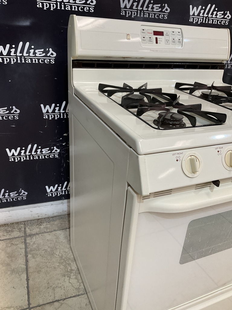 Magic Chef Used Natural Gas Stove 30inches (Bisque) 