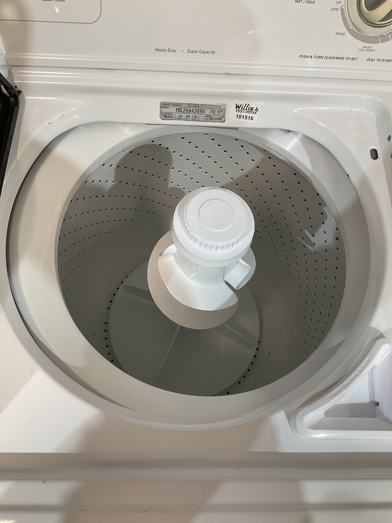 Kenmore Used Washer Top-load 27inches (White)