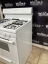 Frigidaire Used Natural Gas Stove 220volts (40/50 AMP) 30inches (White)
