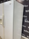 Whirlpool Used Refrigerator Side by Side 36x69 1/2” (White) 