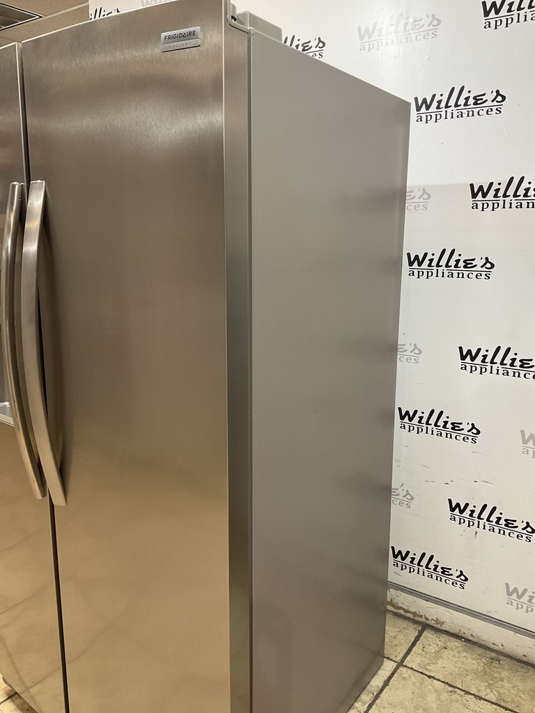 Frigidaire Used Refrigerator Side by Side 36x69 1/2” (Stainless Steel) 