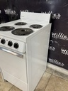 Ge Used Electric Stove 220 volts (40/50 AMP) 20inches {no cord} (White)