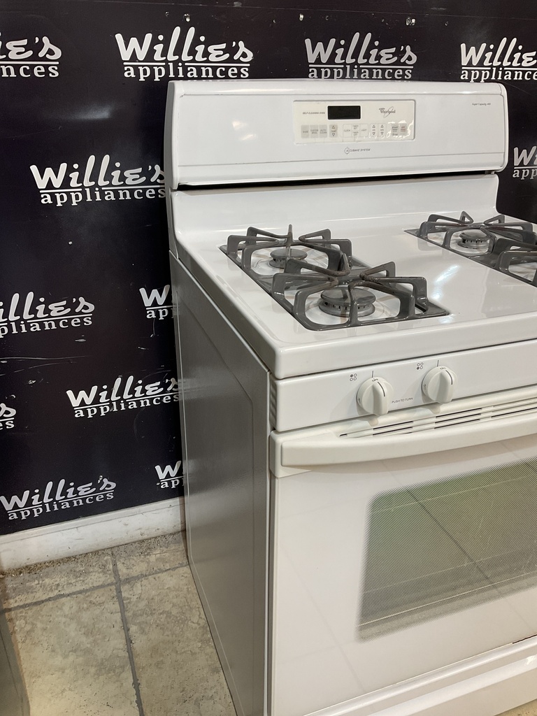 Whirlpool Used Natural Gas Stove 30inches (White) 