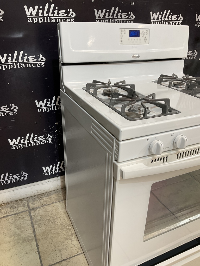 Whirlpool Used Natural Gas Stove 30inches (White) 