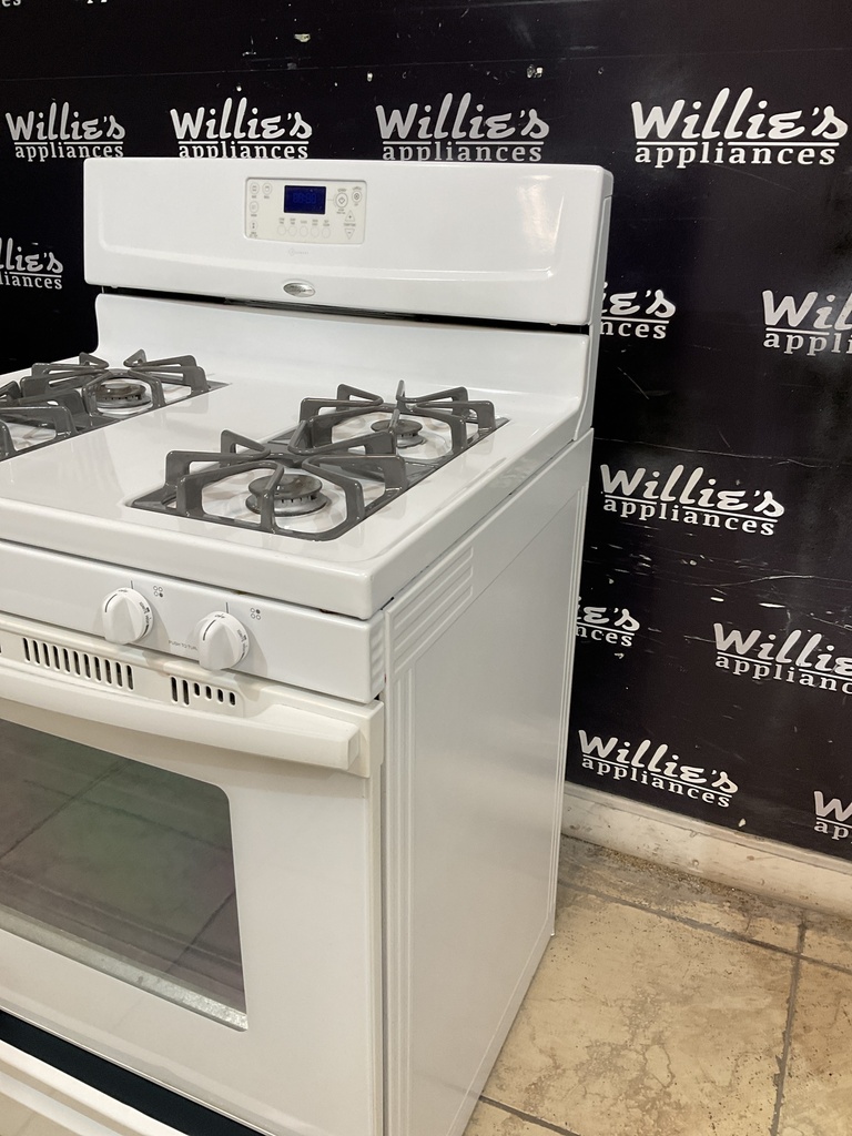Whirlpool Used Natural Gas Stove 30inches (White) 