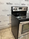 Whirlpool Used Electric Stove 220volts (40/50 AMP) 30inches {no cord} (Stainless Steel)