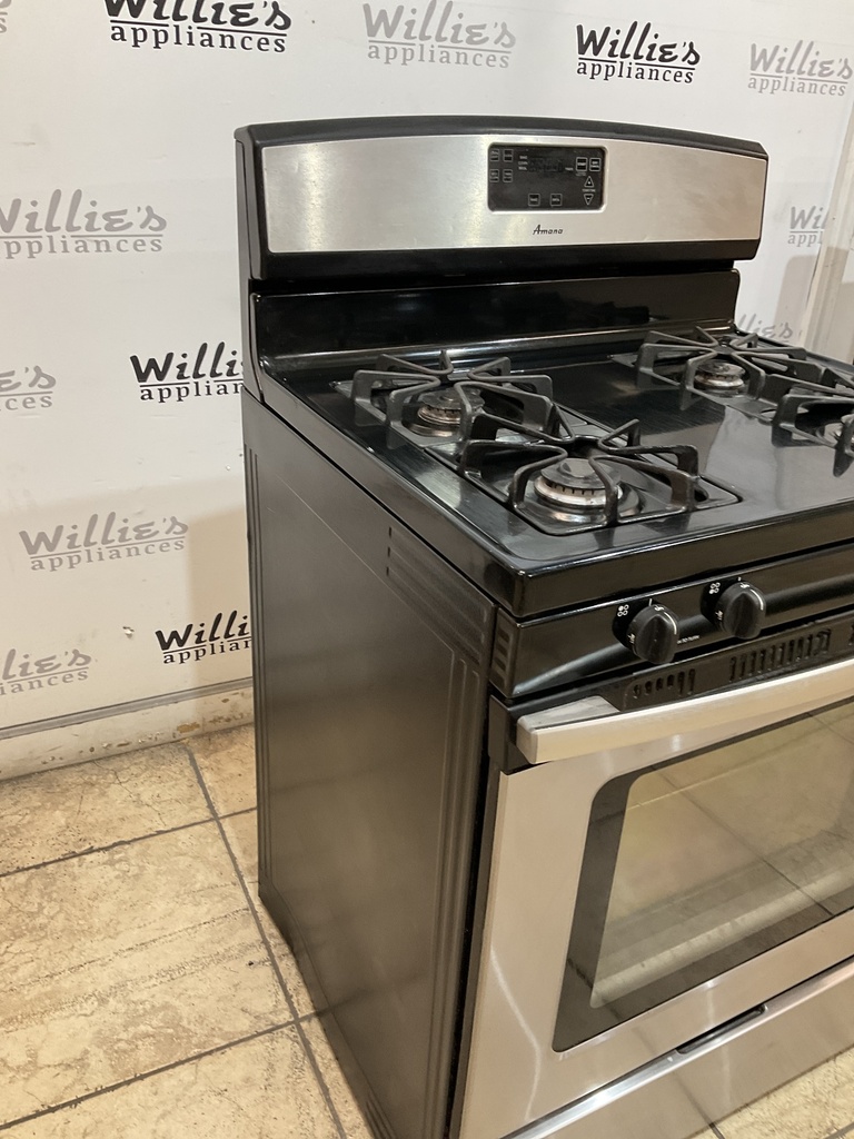 Amana Used Natural Gas Stove 30inches (Stainless Steel) 