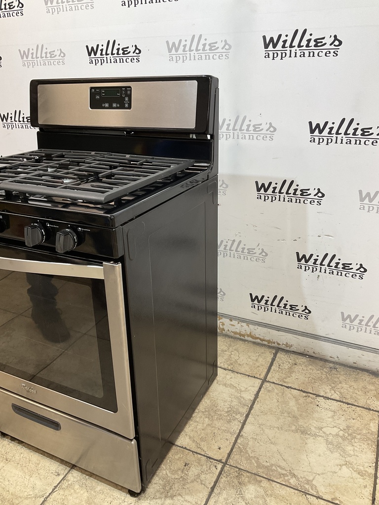 Whirlpool Used Natural Gas Stove 30inches (Stainless Steel) 