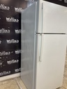 Ge Used Refrigerator Top and Bottom 28x67 (White) 